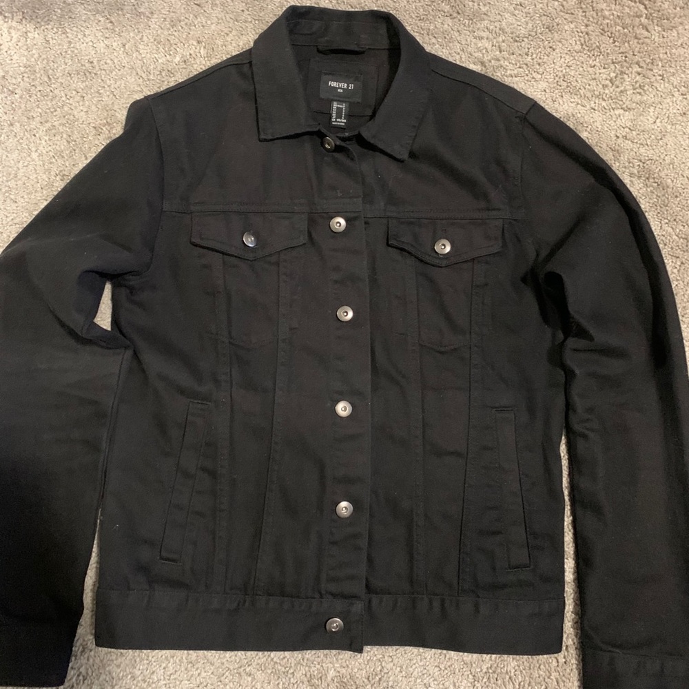 Black Jean Jacket